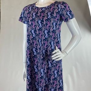 Lilly Pulitzer Leopard Print Dress EUC
